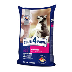 Club 4 Paws Puppy sausas pašaras su vištiena šuniukams