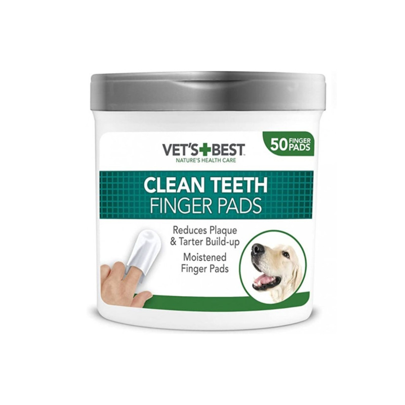 Vet's Best Clean Teeth servetėlės dantims valyti augintiniams