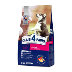 Club 4 Paws Puppy sausas pašaras su vištiena šuniukams