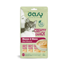 Oasy Creamy Snack skanėstai su jautiena katėms