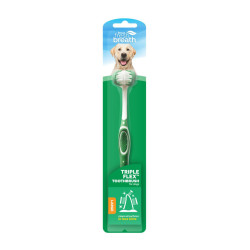 Tropiclean Fresh Breath Triple Flex dantų šepetėlis šunims