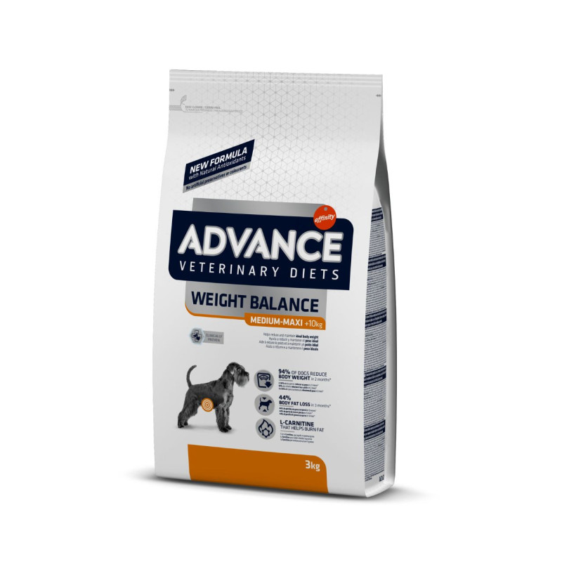 Advance Veterinary Diets Weight Balance Dog sausas pašaras šunims