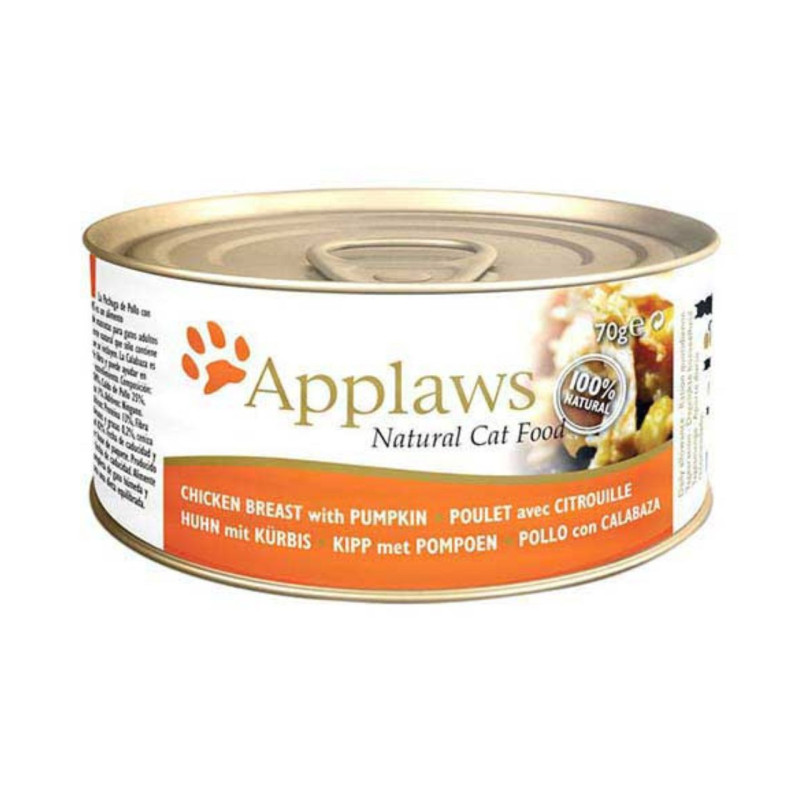 Applaws Cat Chicken Breast & Pumpkin konservai su vištiena ir moliūgu katėms