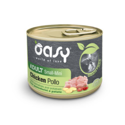 Oasy Grain Free Adult Small & Mini Chicken konservai su vištiena šunims