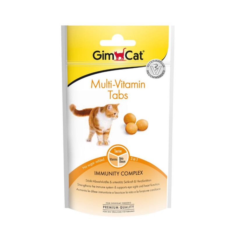 GimCat Multivitamin Tabs pašaro papildas katėms