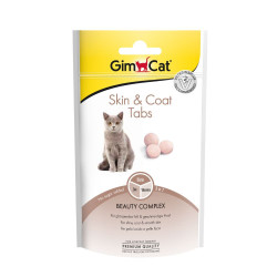 GimCat Skin & Coat Tabs pašaro papildas katėms