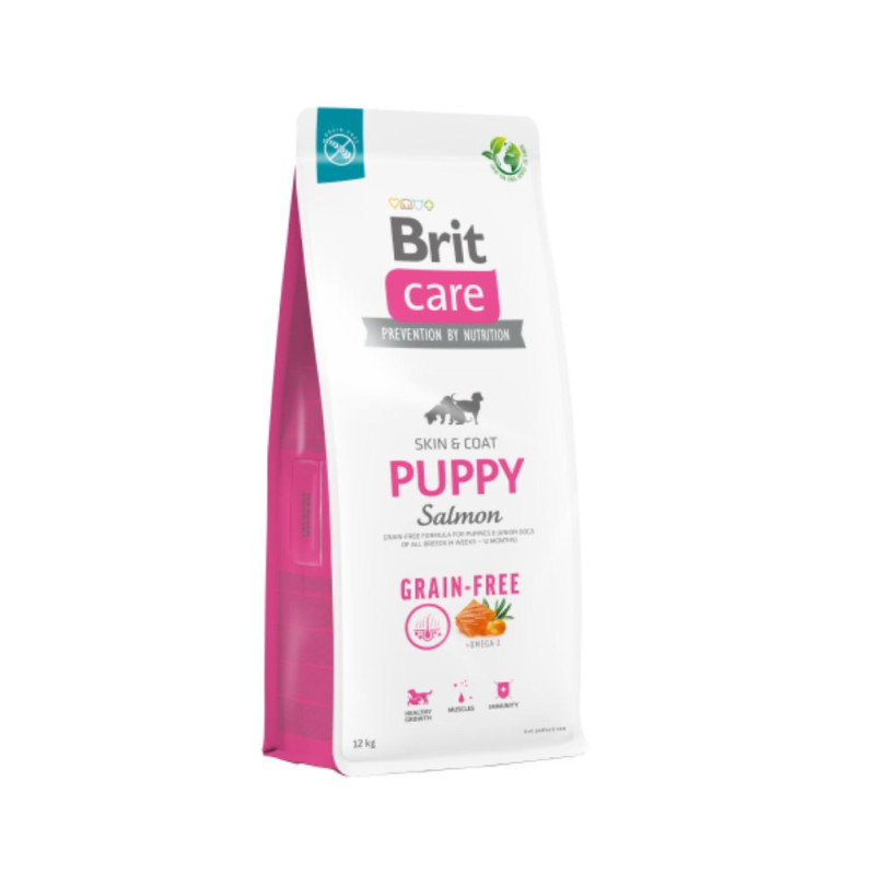 Brit Care Grain-free Puppy Salmon sausas pašaras šuniukams