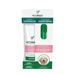 Vet's Best Dental Kit dantų priežiūros rinkinys šuniukams