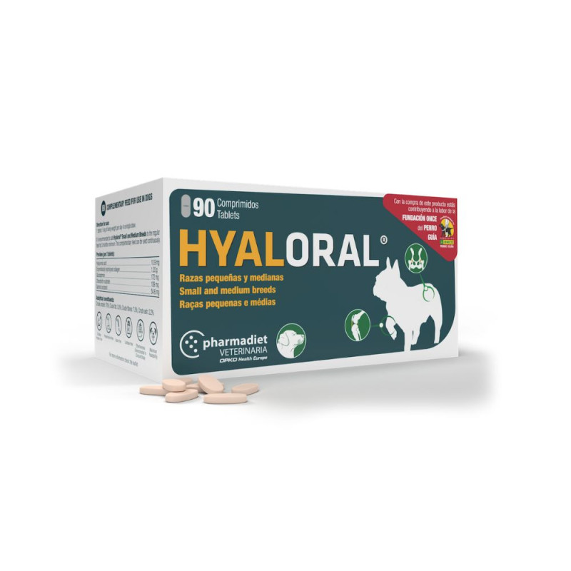 Hyaloral Medium pašaro papildas šunims