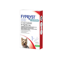 Fypryst Combo antiparazitinis užlašinamasis tirpalas mažų veislių šunims (2-10 kg)