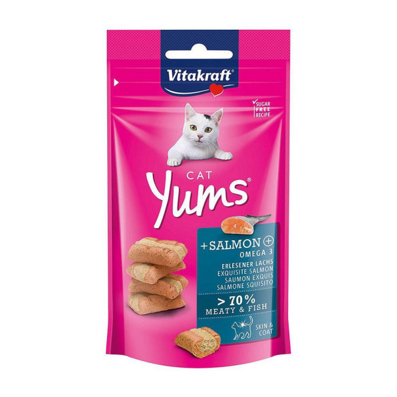 Vitakraft Cat Yums skanėstai su lašiša katėms