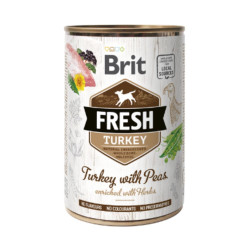 Brit Fresh Turkey & Peas konservai šunims