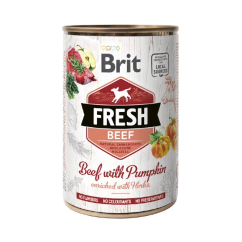 Brit Fresh Beef & Pumpkin konservai šunims