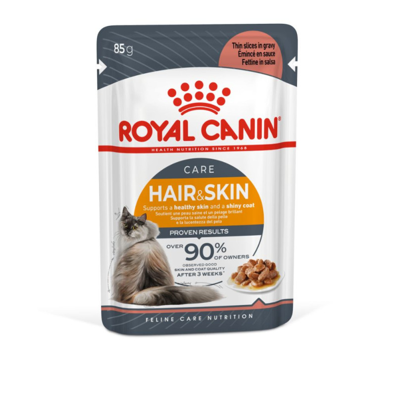 Royal Canin Hair & Skin in Gravy konservai katėms