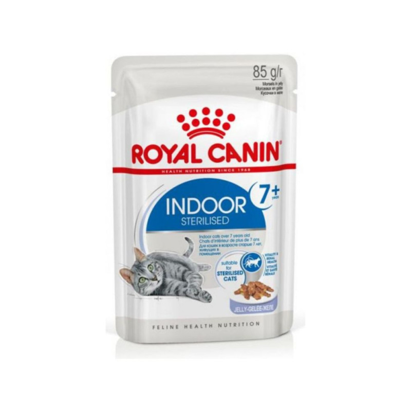 Royal Canin Indoor 7+ Sterilised in Jelly konservai katėms