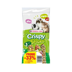 Versele Laga Crispy Sticks trijų skonių skanėstai triušiams ir kitiems žolėdžiams