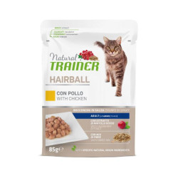 Natural Trainer Cat Hairball Chicken konservai su vištiena katėms