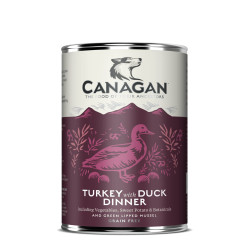 Canagan Turkey & Duck Dinner konservai su kalakutiena ir antiena šunims