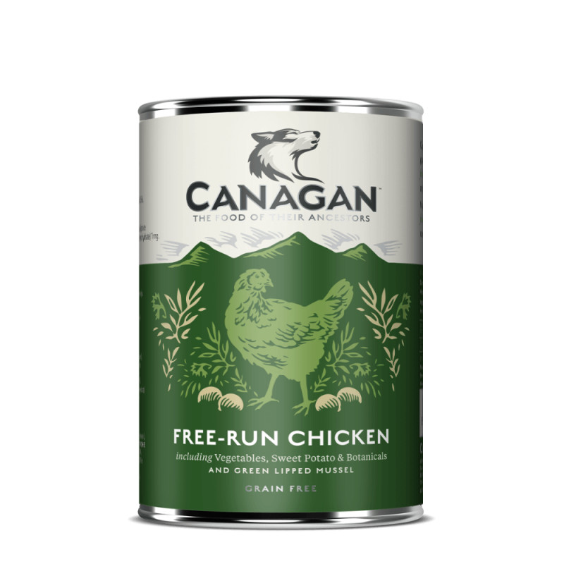 Canagan Free Run Chicken konservai su laisvėje užaugintų viščiukų mėsa šunims