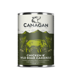 Canagan Chicken & Wild Boar konservai su vištiena ir troškinta šerniena šunims