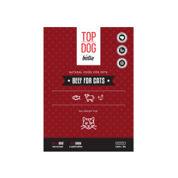 Top Dog Bistro šaldytas pašaras su jautiena katėms