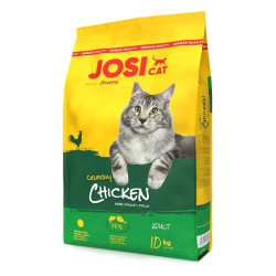 Josera JosiCat Crunchy Chicken sausas pašaras su vištiena katėms