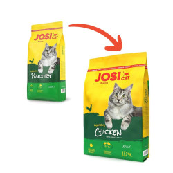 Josera JosiCat Crunchy Chicken sausas pašaras su vištiena katėms