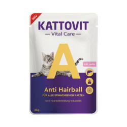 Kattovit Vital Care Anti Hairball konservai su lašiša katėms