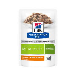 Hill's PD Feline Metabolic konservai su vištiena katėms