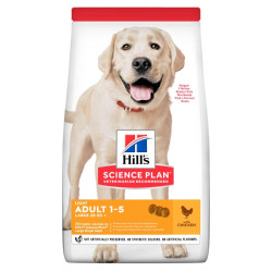 Hill's Science Plan Adult Light Large Breed Chicken sausas maistas su vištiena didelių veislių šunims