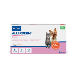 Virbac Allerderm Spot On tirplas odai katėms ir šunims - 2 ml