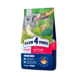 Club4Paws Active sausas pašaras vidutinių veislių šunims