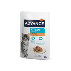 Advance Wet Kitten konservų rinkinys su vištiena kačiukams