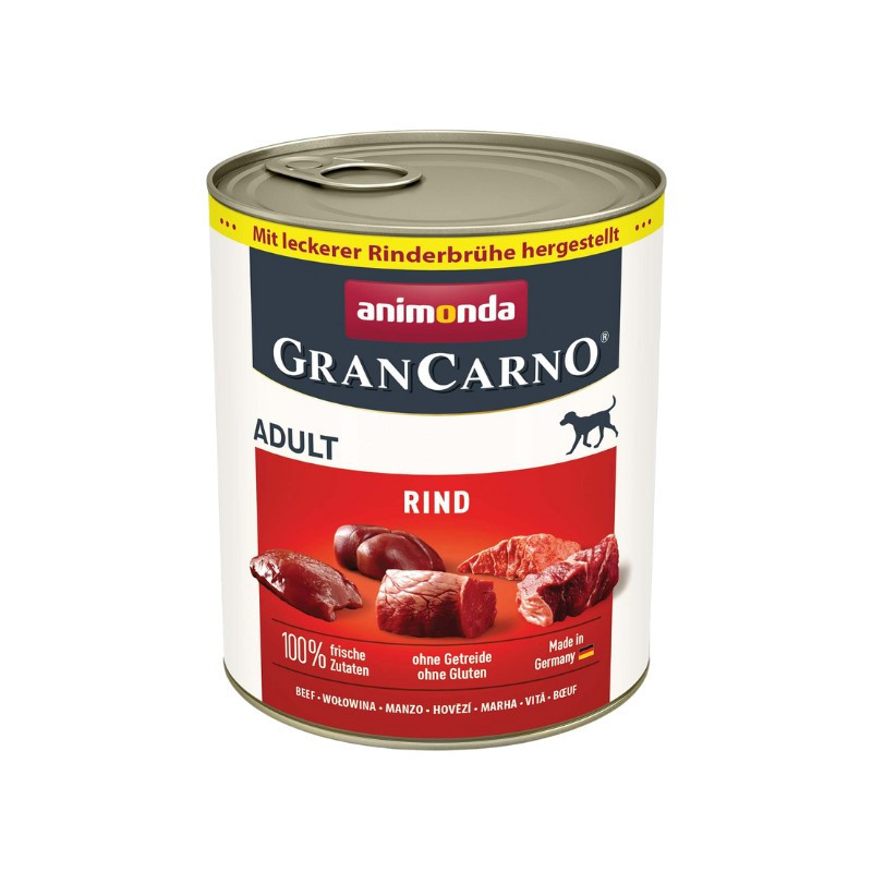 Animonda GranCarno konservuotas pašaras su jautiena šunims - Zoobaze.lt