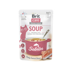 Brit Care Cat Soup sriuba su lašiša katėms