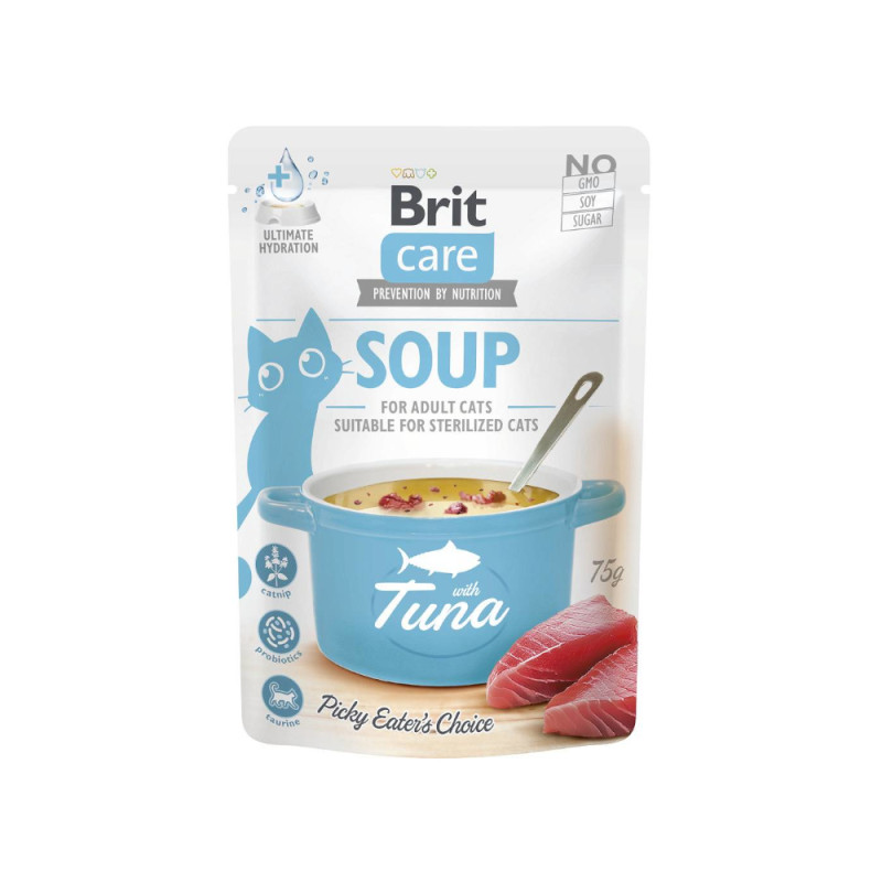 Brit Care Cat Soup sriuba su tunu katėms