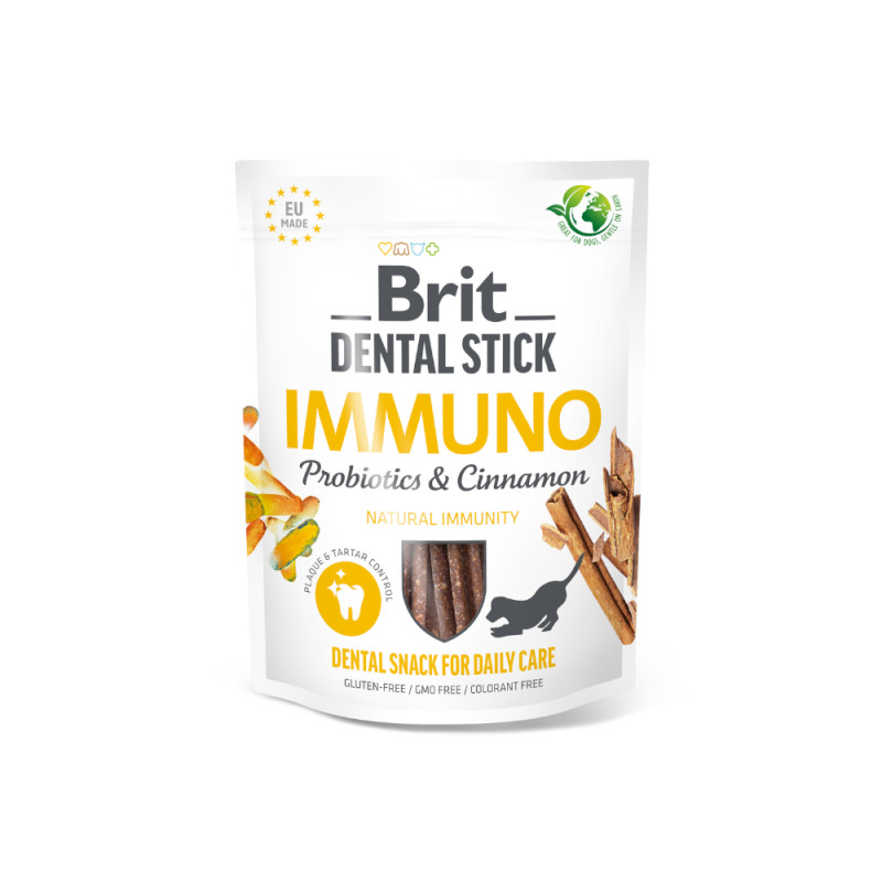 Brit Dental Stick Immuno skanėstai šunims - Zoobaze.lt