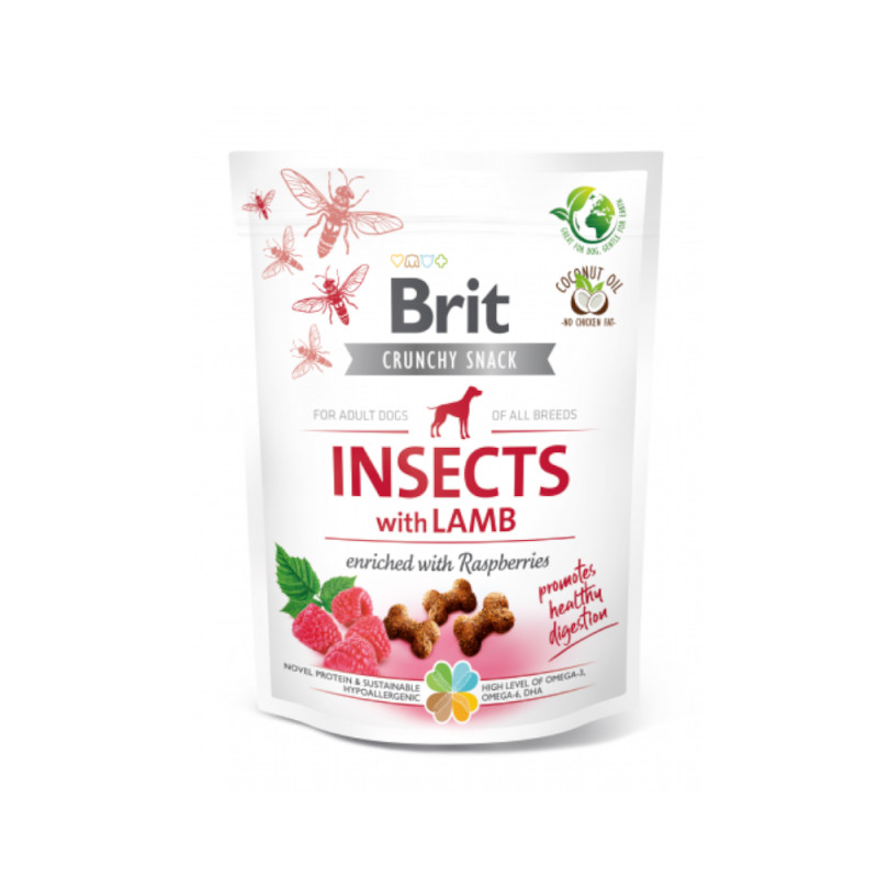 Brit Care Insects with Lamb skanėstas su ėriena šunims