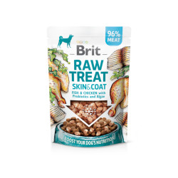 Brit Raw Treat Skin & Coat skanėstai šunims