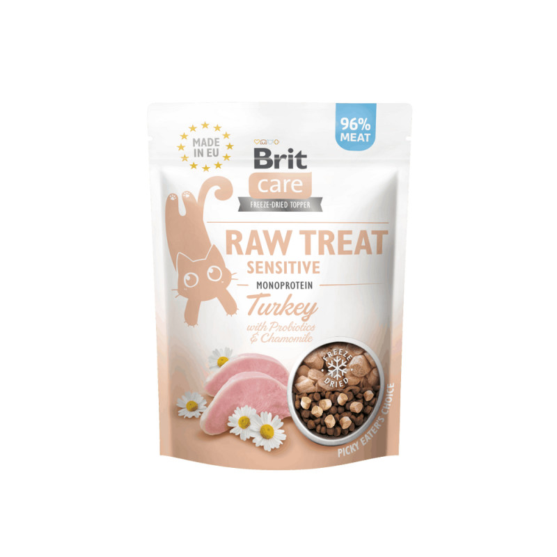 Brit Care Raw Sensitive skanėstai katėms