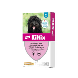 Kiltix antkaklis nuo erkių ir blusų vidutinio dydžio šunims