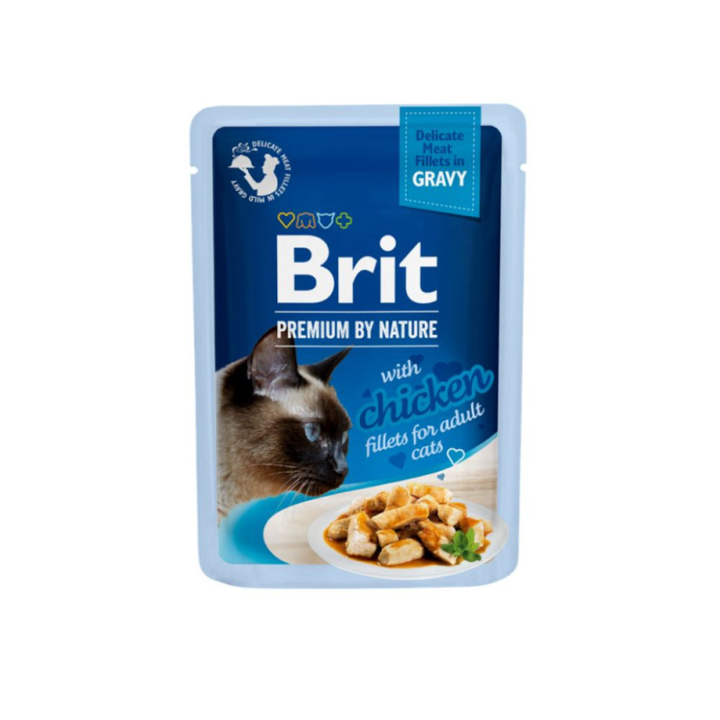 Brit Premium Delicate Chicken in Gravy konservai katėms