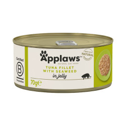 Applaws Cat Tuna in Jelly konservai su tunu ir jūros dumbliais katėms