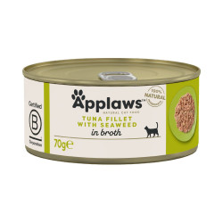 Applaws Cat Tuna Fillet with Seaweed konservai su tunu ir jūros dumbliais katėms