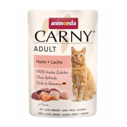 Animonda Carny konservai su lašiša ir vištiena katėms