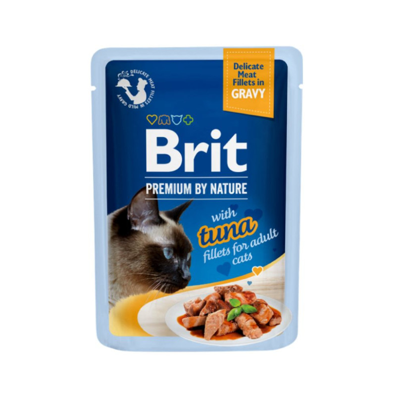 Brit Premium Delicate Tuna in Gravy konservai katėms