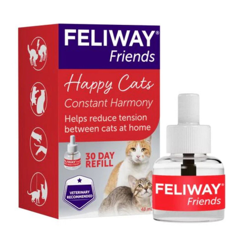 Feliway Friends difuzoriaus su feromonais papildymas katėms