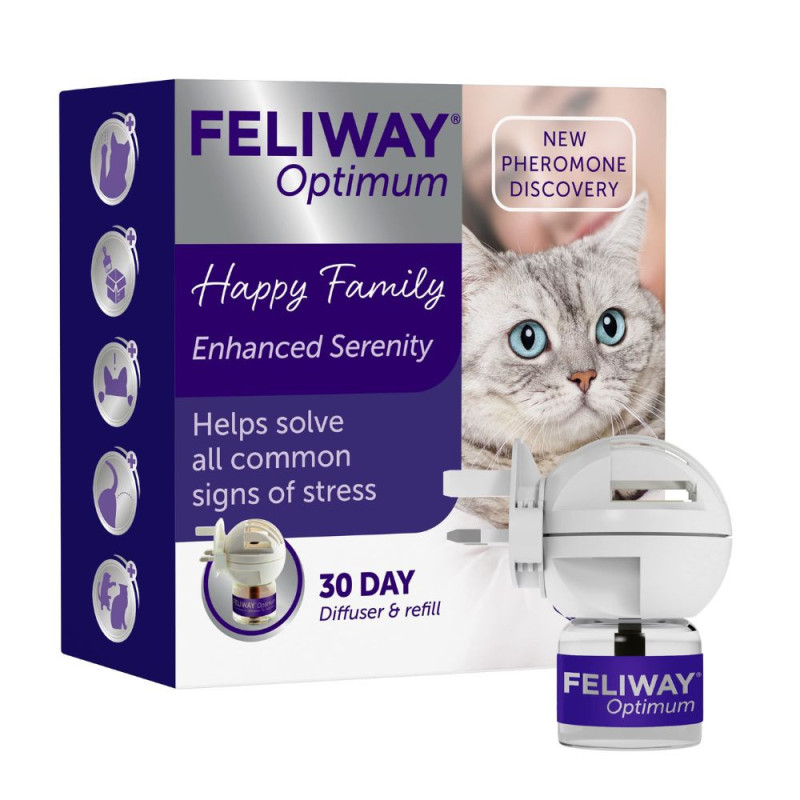 Feliway Optimum difuzorius su feromonais katėms