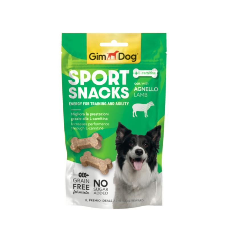 GimDog Sport Snack skanėstai su ėriena šunims