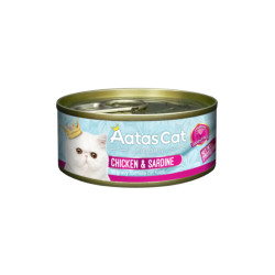 Aatas Cat Creamy Chicken & Sardine konservai katėms